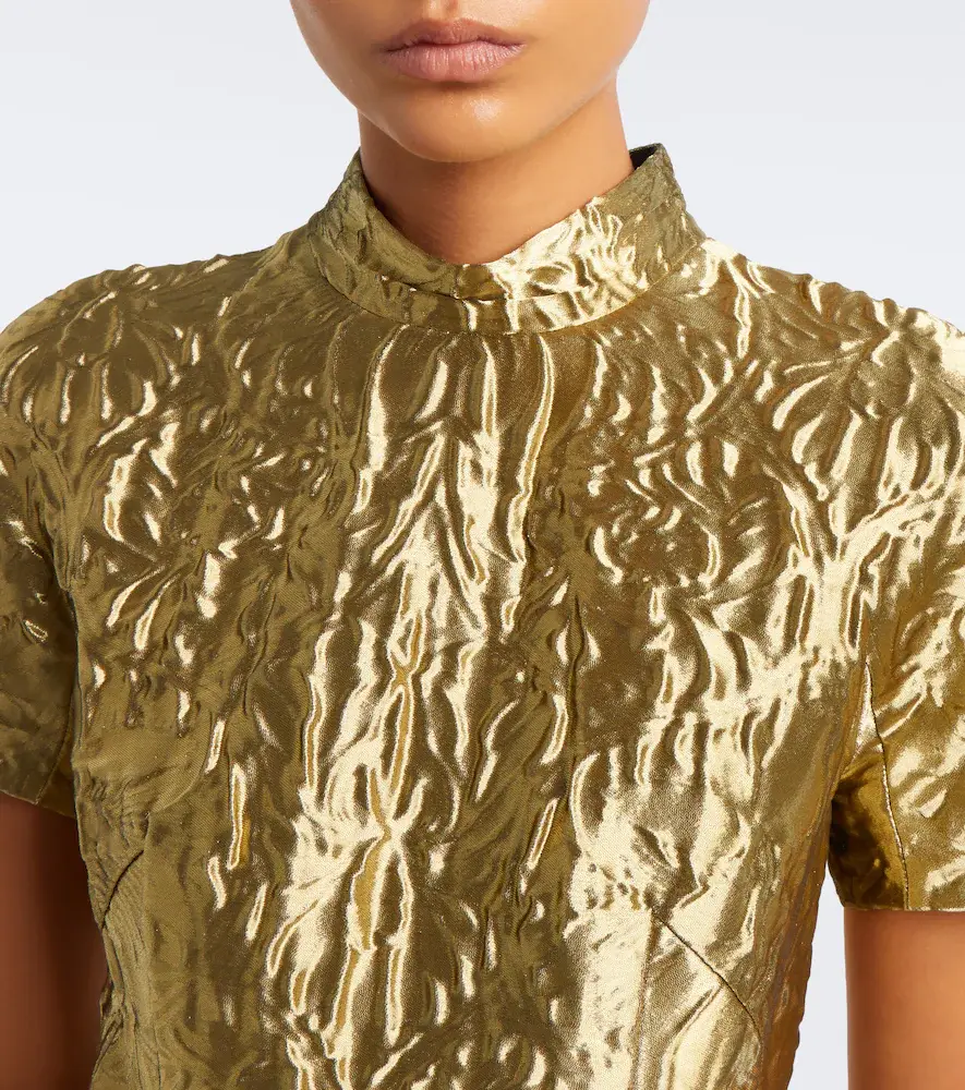Emilia Wickstead Malinda metallic-effect cloqué gown | Thumbnail 6 Emilia Wickstead Malinda metallic-effect cloqué gown | Thumbnail 6
