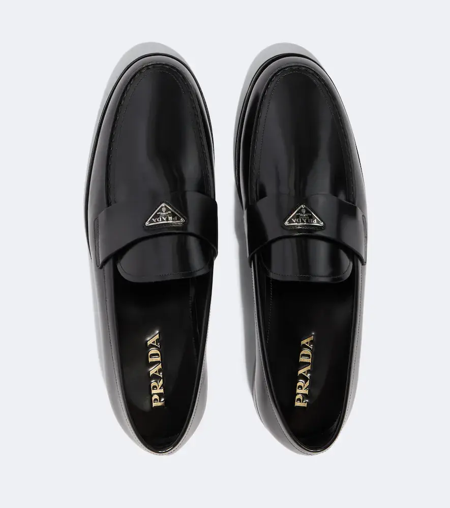 Prada Logo leather loafers | Thumbnail 3 Prada Logo leather loafers | Thumbnail 3