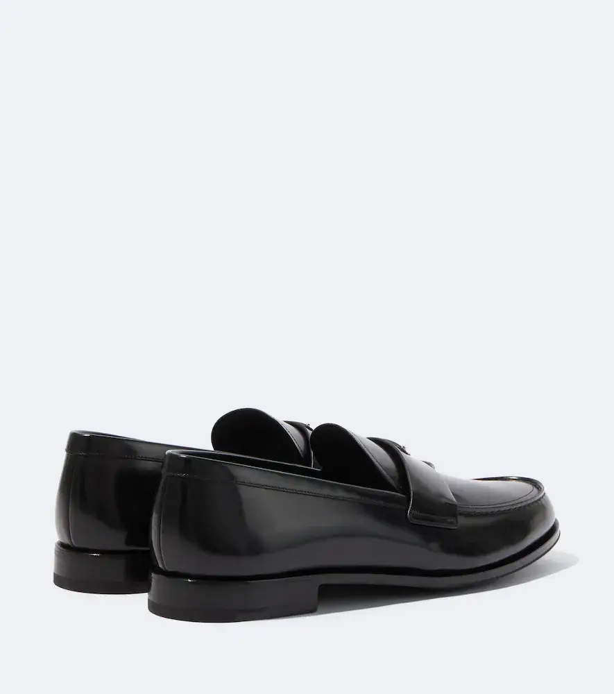 Prada Logo leather loafers | Thumbnail 5 Prada Logo leather loafers | Thumbnail 5