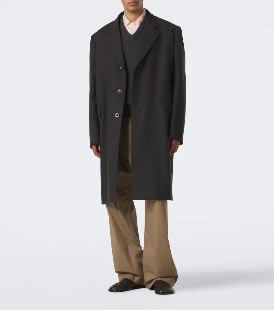 Lemaire Chesterfield wool and cotton overcoat | Thumbnail 3 Lemaire Chesterfield wool and cotton overcoat | Thumbnail 3
