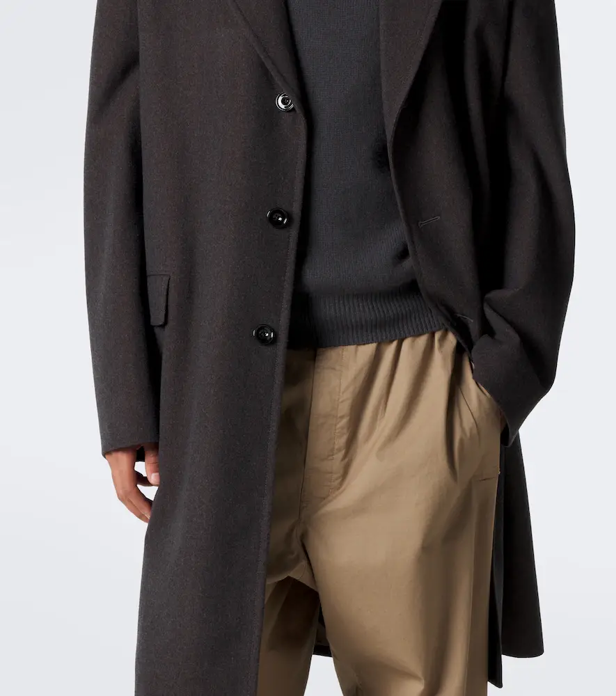 Lemaire Chesterfield wool and cotton overcoat | Thumbnail 5 Lemaire Chesterfield wool and cotton overcoat | Thumbnail 5