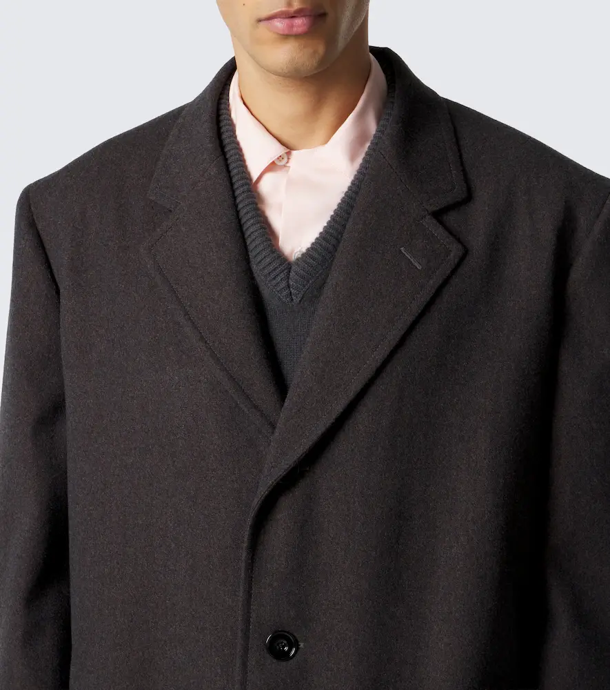 Lemaire Chesterfield wool and cotton overcoat | Thumbnail 6 Lemaire Chesterfield wool and cotton overcoat | Thumbnail 6