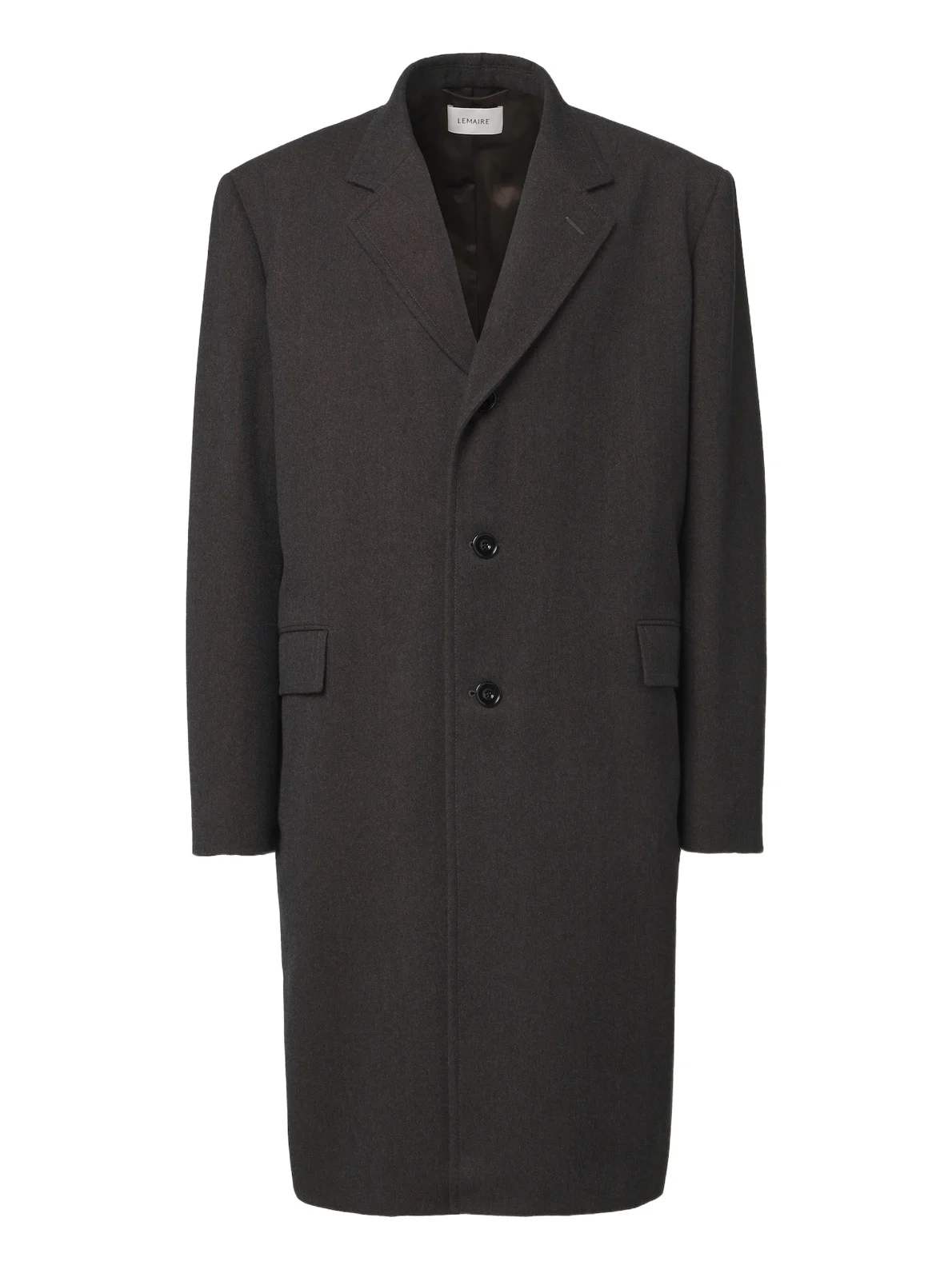 Lemaire Chesterfield wool and cotton overcoat