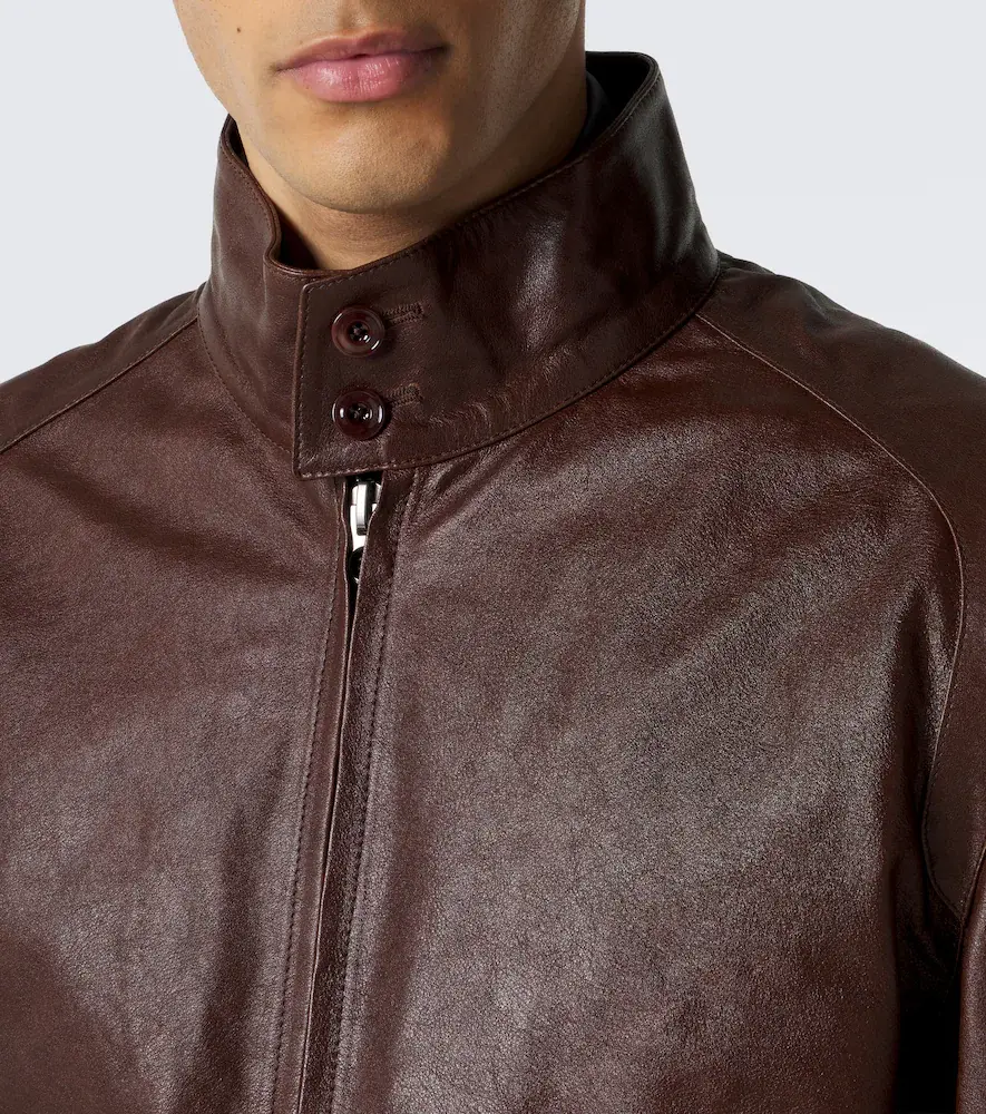 Lemaire Harrington leather jacket | Thumbnail 3