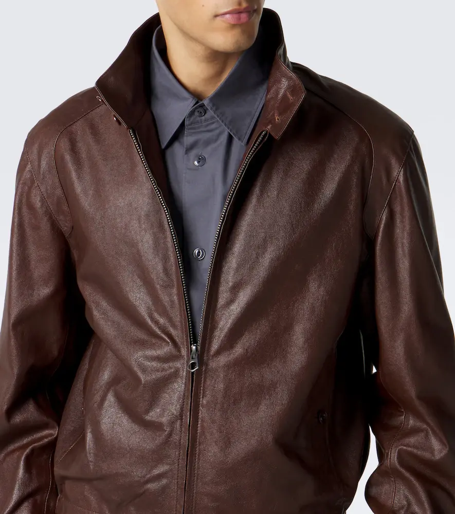 Lemaire Harrington leather jacket | Thumbnail 5