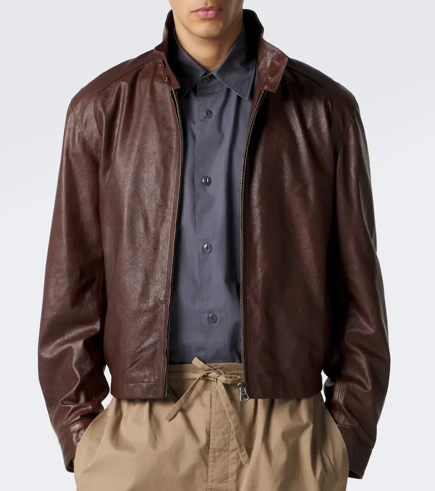 Lemaire Harrington leather jacket | Thumbnail 6