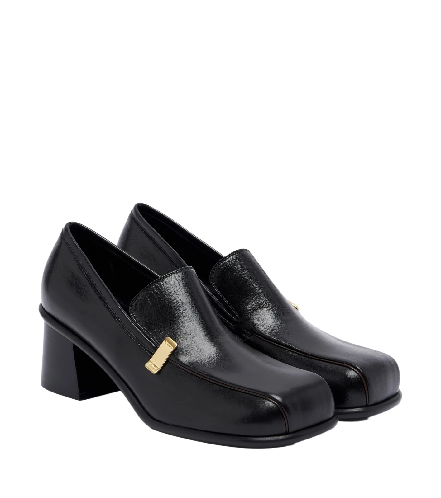 Proenza Schouler Esme leather loafer pumps