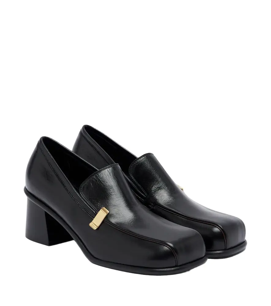 Esme leather loafer pumps Esme leather loafer pumps