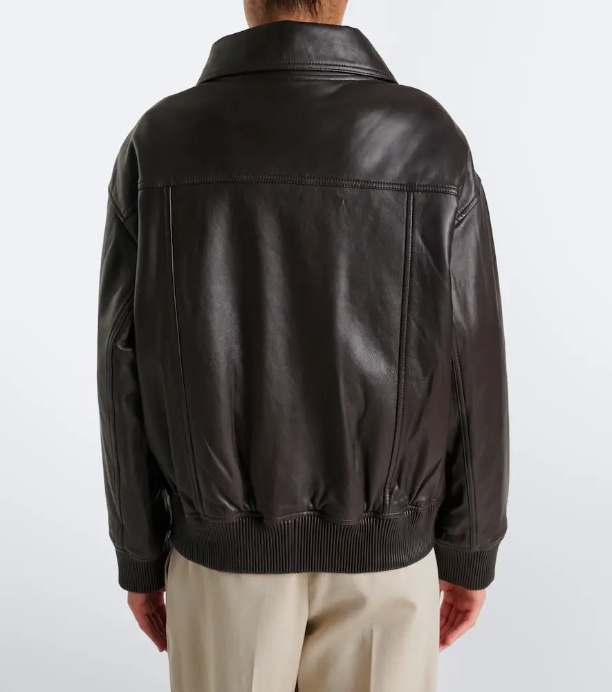 Yves Salomon Leather blouson jacket | Thumbnail 5