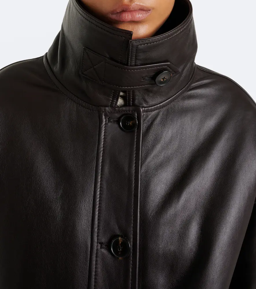 Yves Salomon Leather blouson jacket | Thumbnail 6