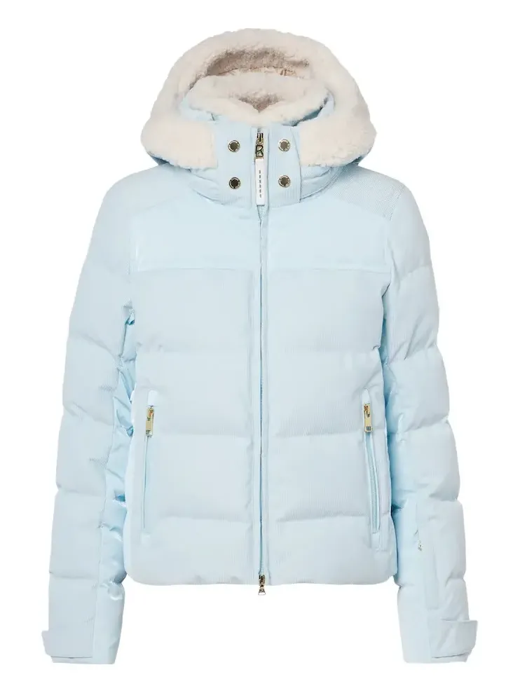 Minud shearling-trimmed down ski jacket Minud shearling-trimmed down ski jacket