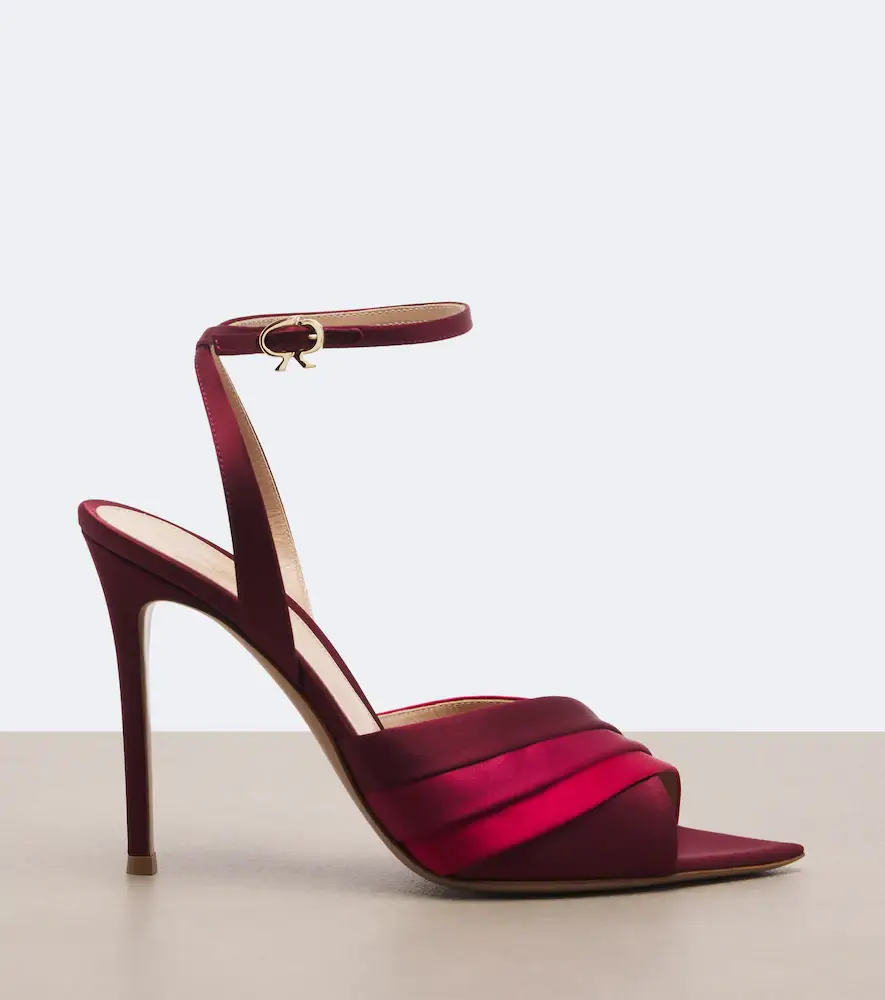 Gianvito Rossi Satin sandals | Thumbnail 2 Gianvito Rossi Satin sandals | Thumbnail 2