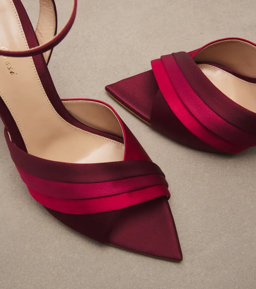 Gianvito Rossi Satin sandals | Thumbnail 3 Gianvito Rossi Satin sandals | Thumbnail 3