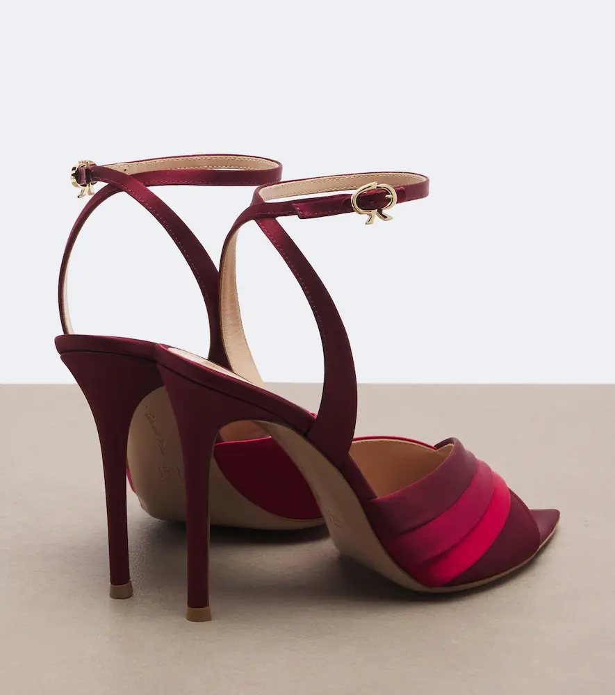 Gianvito Rossi Satin sandals | Thumbnail 4 Gianvito Rossi Satin sandals | Thumbnail 4