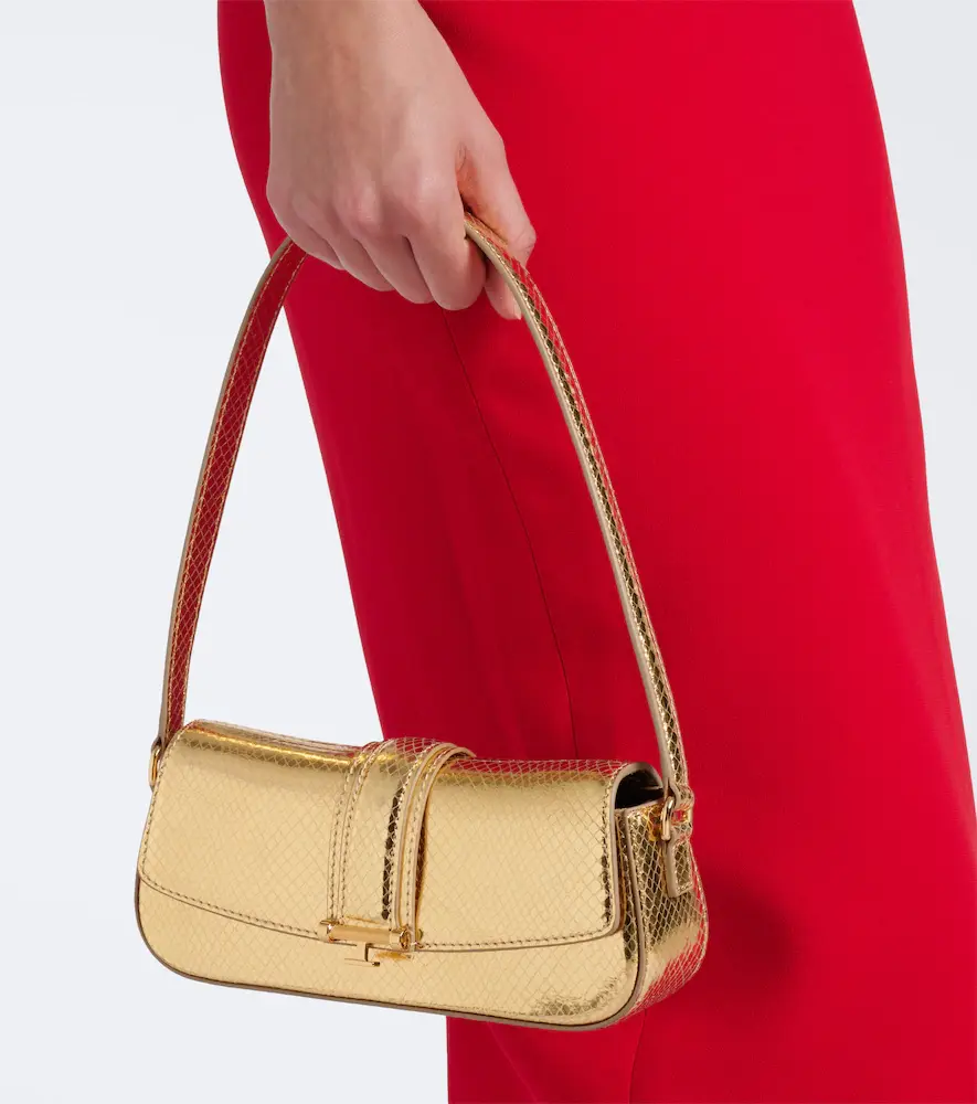 The New Arrivals Ilkyaz Ozel Bodrum metallic leather shoulder bag | Thumbnail 4