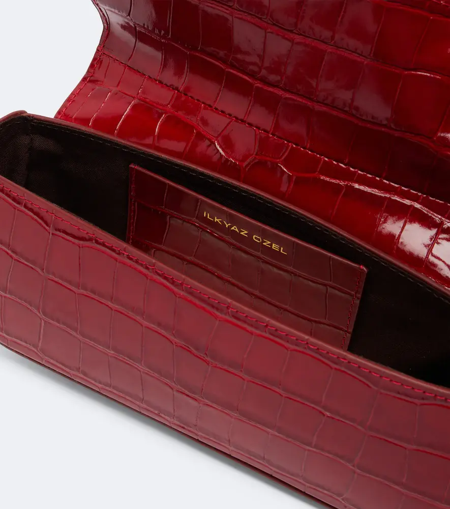 The New Arrivals Ilkyaz Ozel Bodrum croc-effect leather shoulder bag | Thumbnail 2