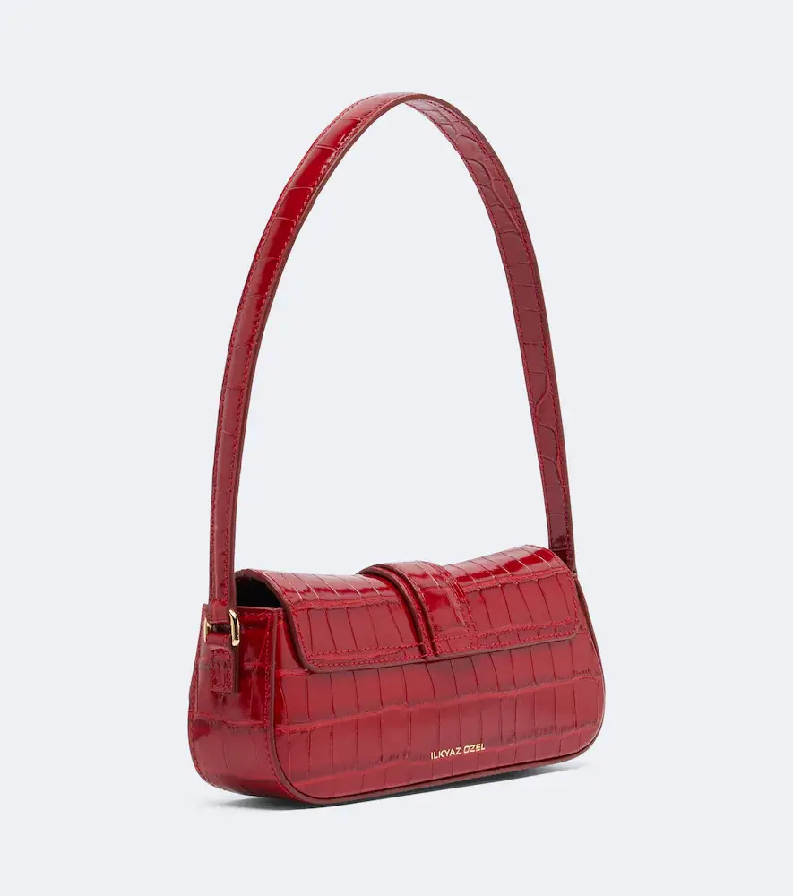 The New Arrivals Ilkyaz Ozel Bodrum croc-effect leather shoulder bag | Thumbnail 3