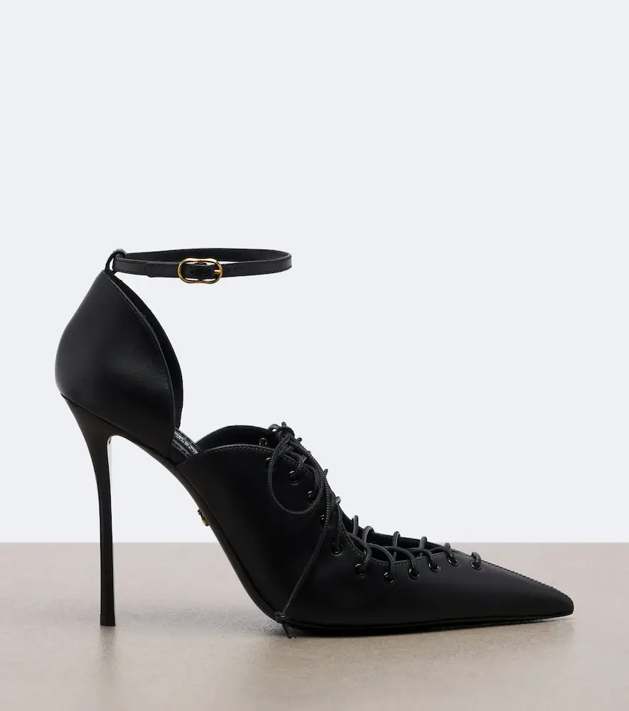 Dolce & Gabbana Leather lace-up pumps | Thumbnail 2 Dolce & Gabbana Leather lace-up pumps | Thumbnail 2