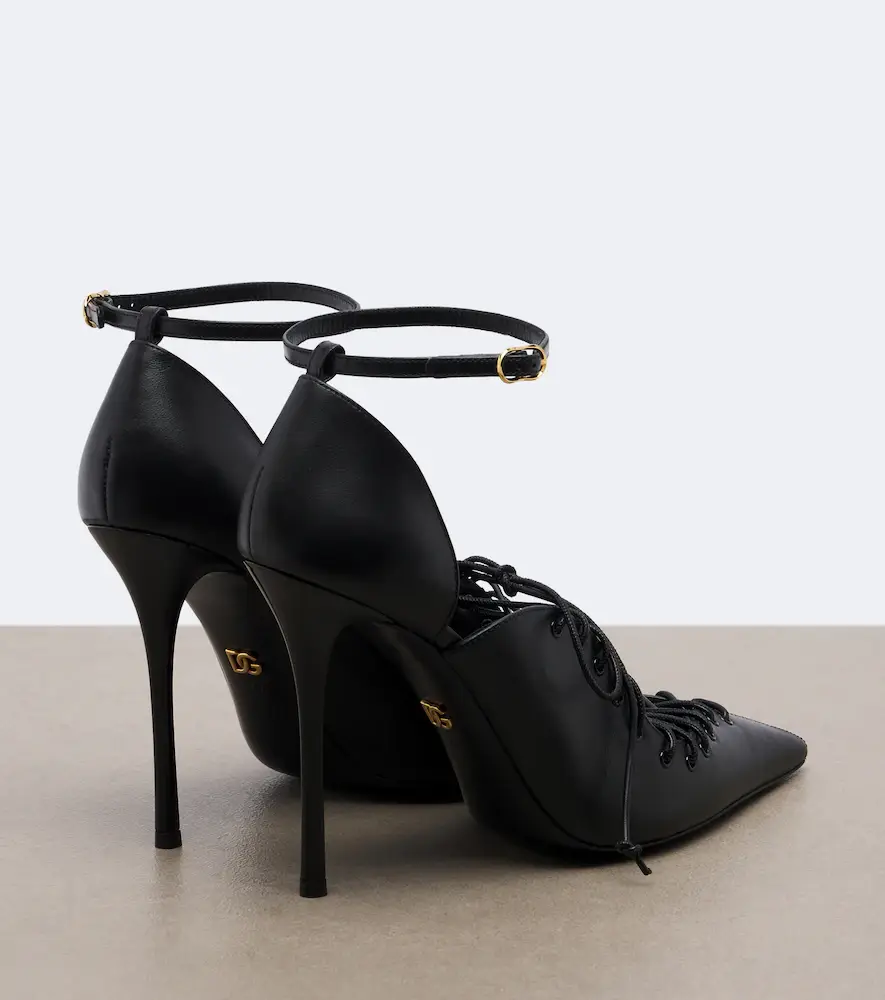Dolce & Gabbana Leather lace-up pumps | Thumbnail 3 Dolce & Gabbana Leather lace-up pumps | Thumbnail 3