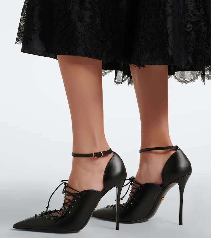 Dolce & Gabbana Leather lace-up pumps | Thumbnail 6 Dolce & Gabbana Leather lace-up pumps | Thumbnail 6