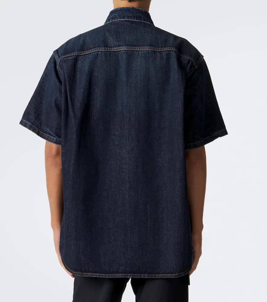 Balenciaga Logo denim shirt | Thumbnail 4