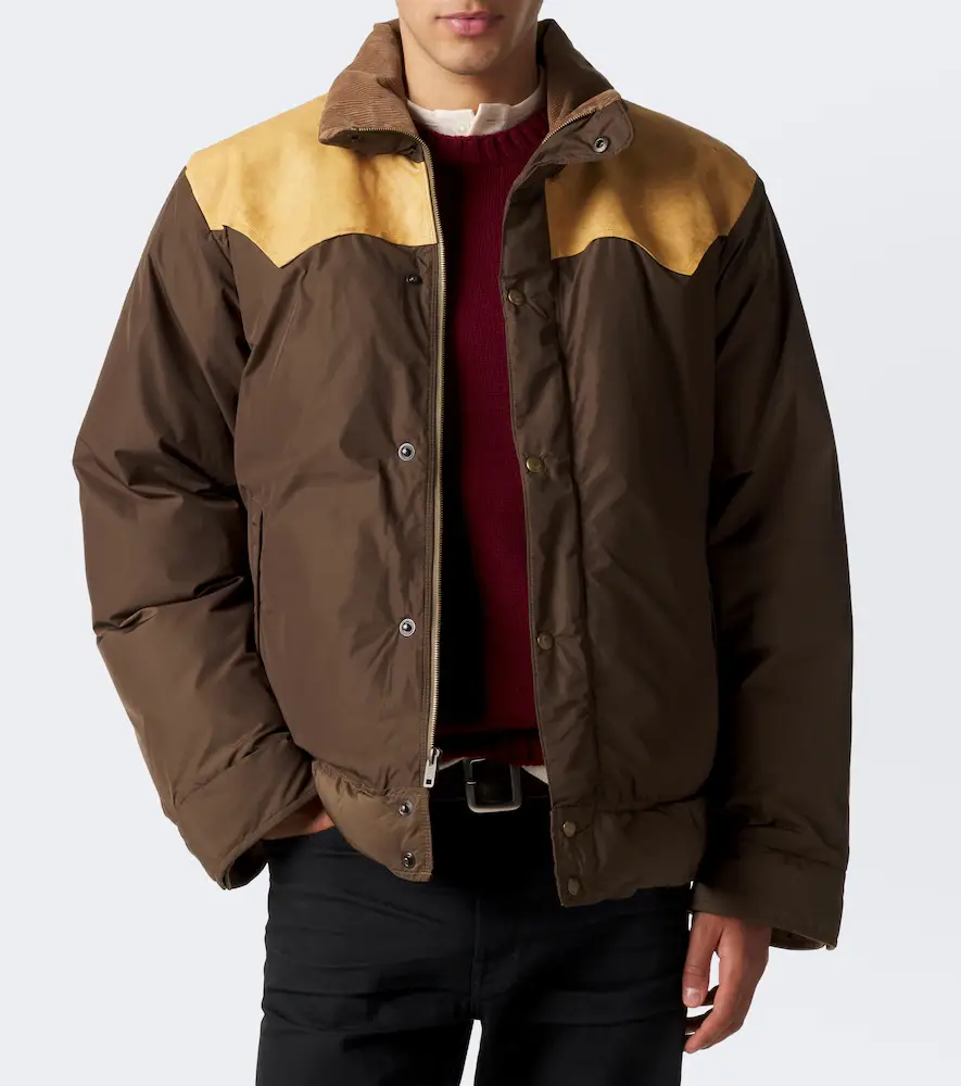 RRL Leather-trimmed puffer jacket | Thumbnail 3