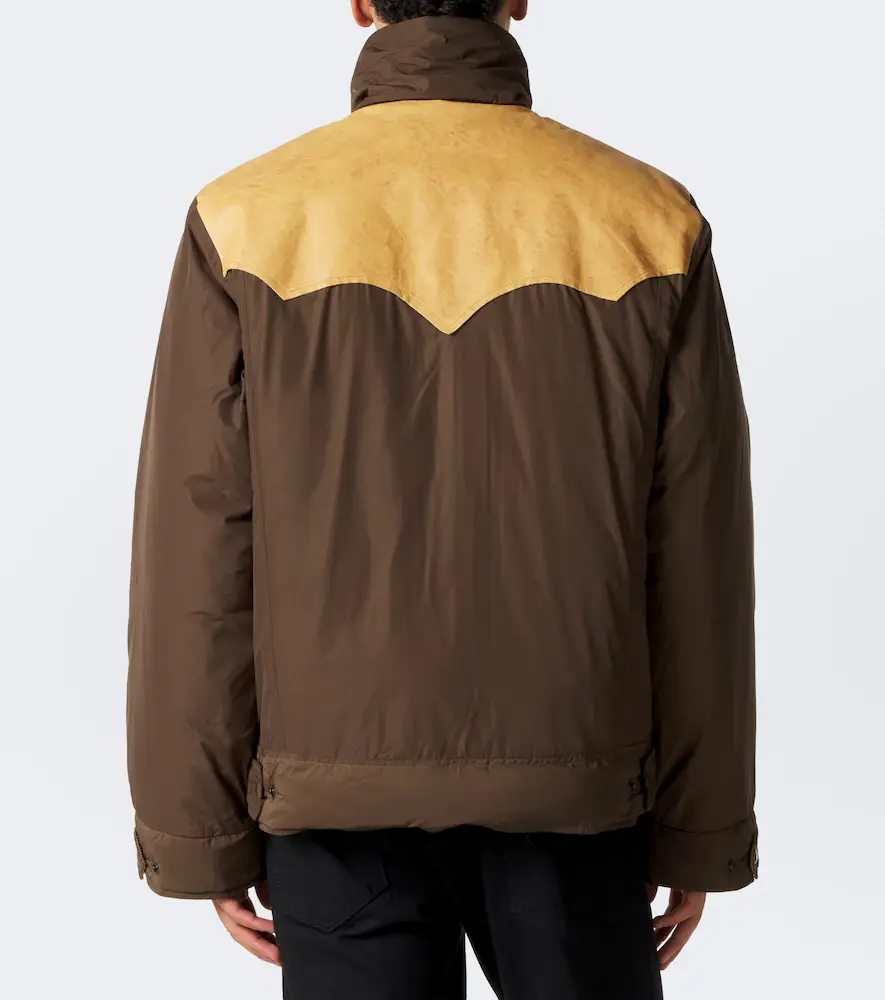 RRL Leather-trimmed puffer jacket | Thumbnail 6