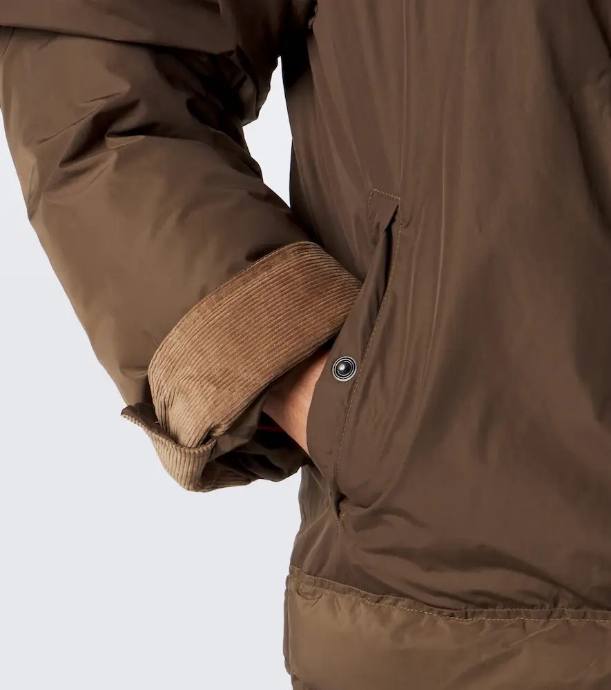 RRL Leather-trimmed puffer jacket | Thumbnail 7