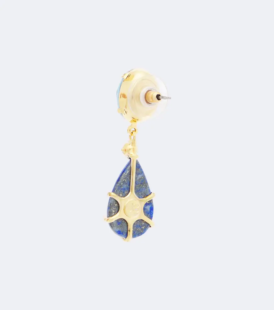 Jennifer Behr Ambrose embellished earrings with lapis lazuli | Thumbnail 4 Jennifer Behr Ambrose embellished earrings with lapis lazuli | Thumbnail 4