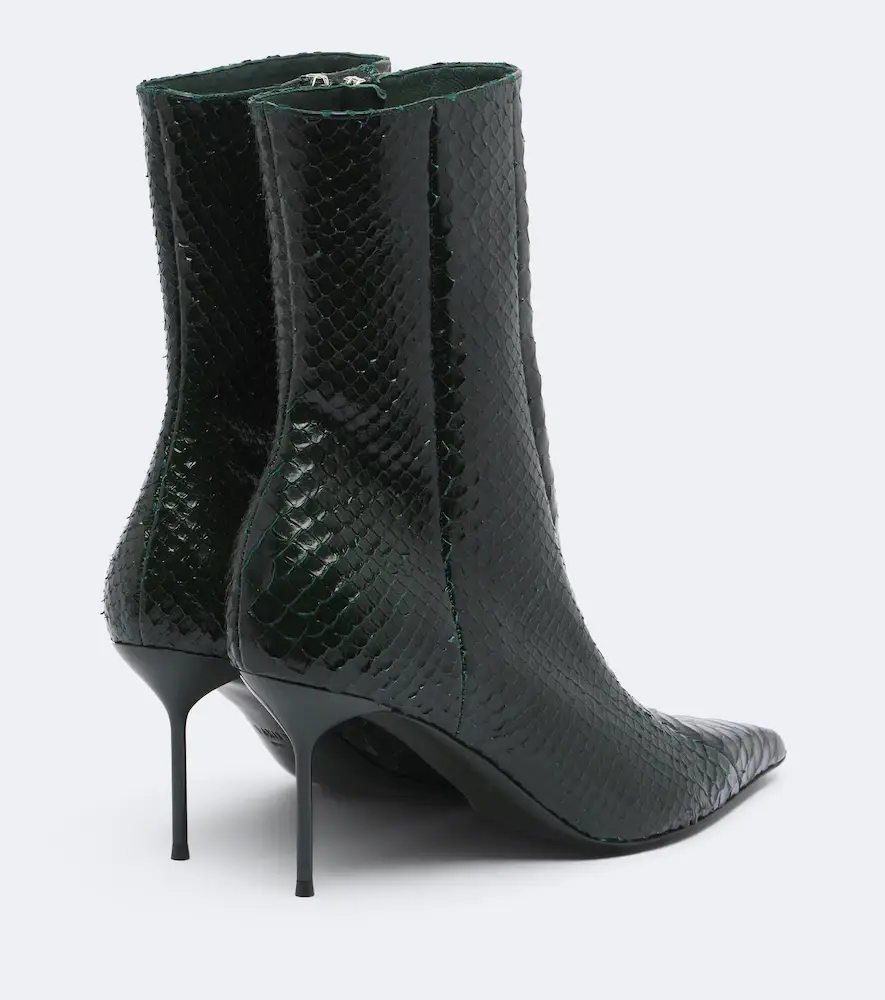 Paris Texas Lidia snake-effect leather ankle boots | Thumbnail 3 Paris Texas Lidia snake-effect leather ankle boots | Thumbnail 3