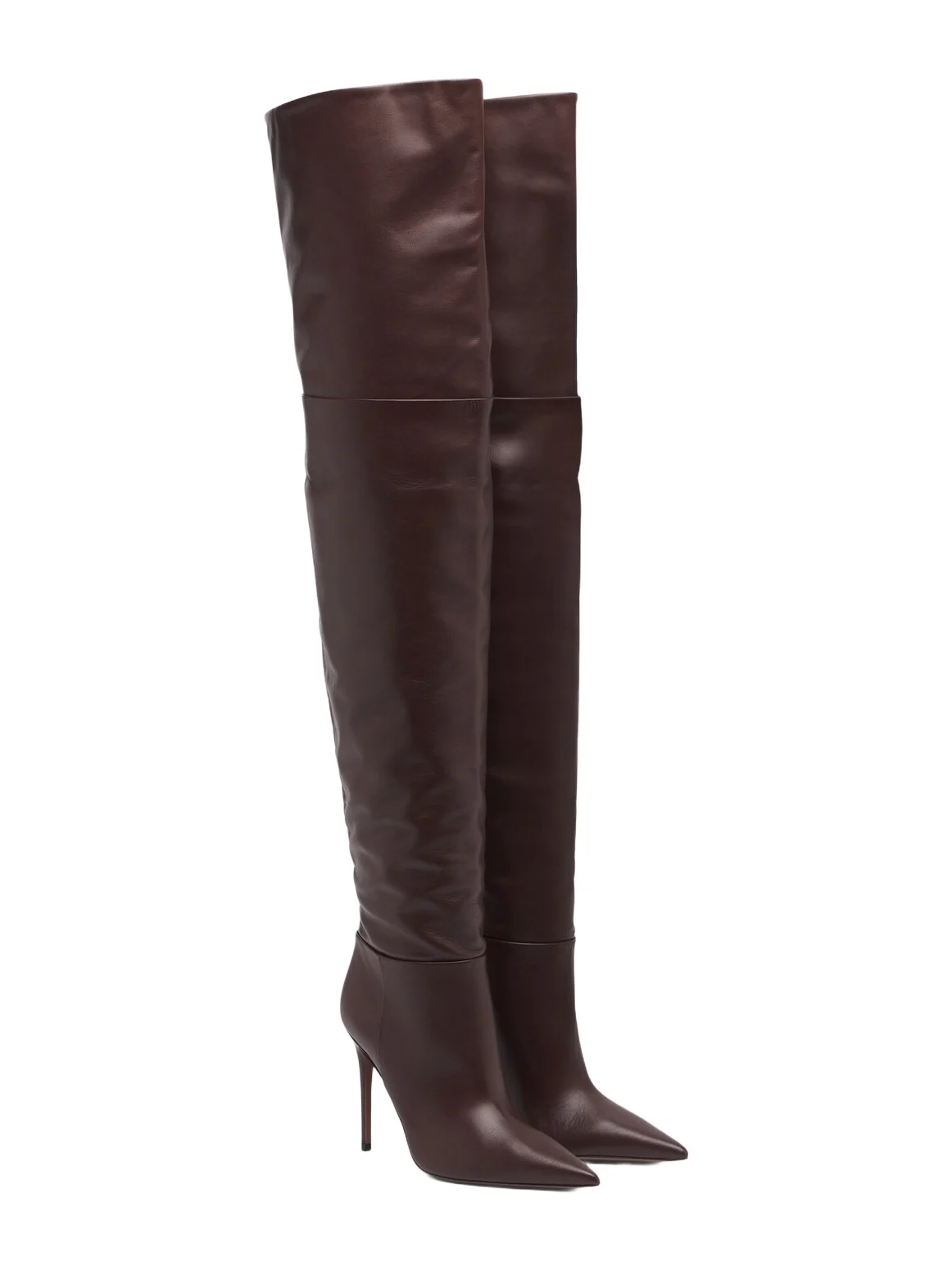 Paris Texas Vera leather over-the-knee boots