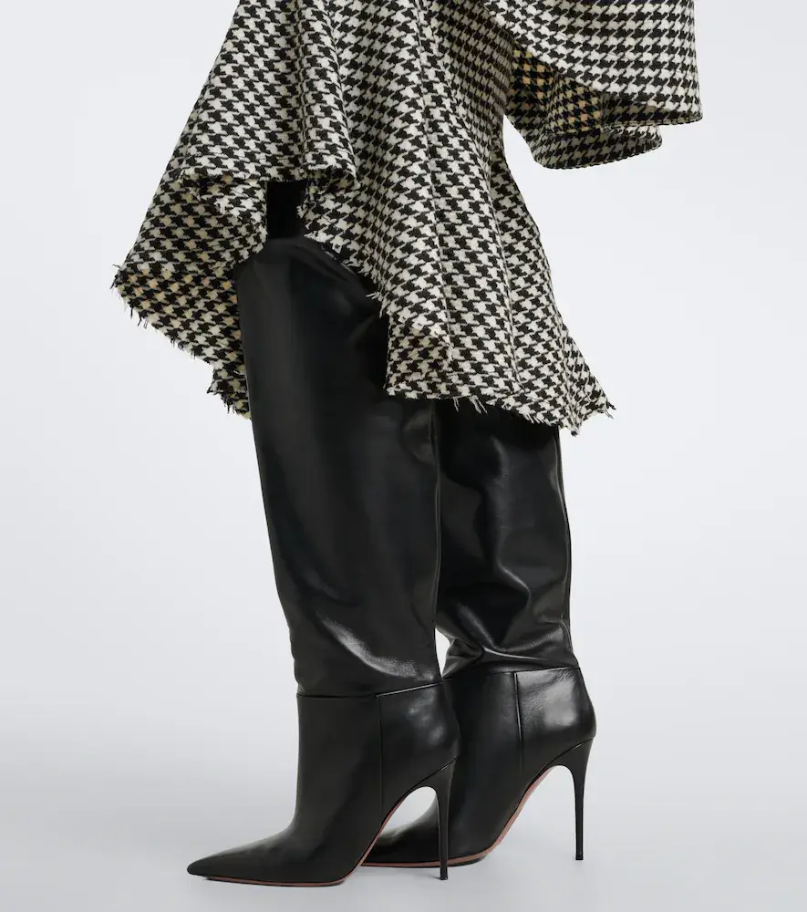 Paris Texas Vera leather over-the-knee boots | Thumbnail 5