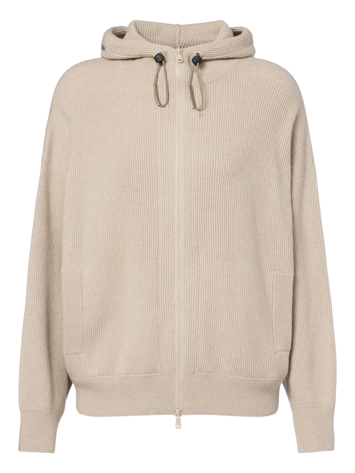Wool, cashmere, and silk zip-up cardigan Wool, cashmere, and silk zip-up cardigan