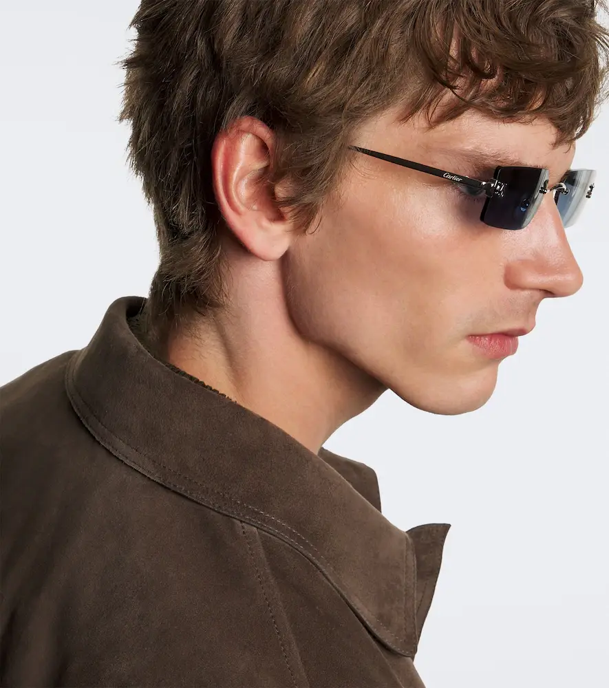 Cartier Eyewear Collection Signature C rectangular sunglasses | Thumbnail 2