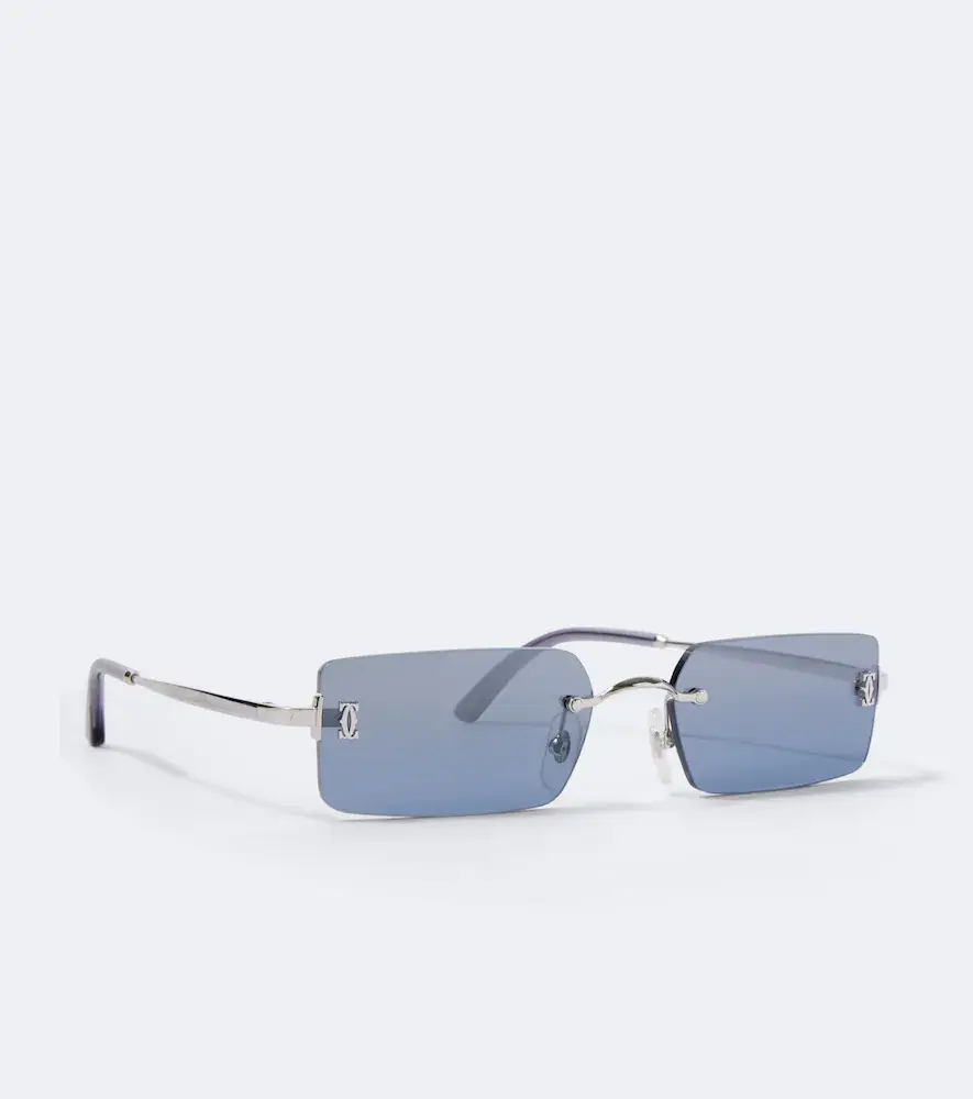 Cartier Eyewear Collection Signature C rectangular sunglasses | Thumbnail 4