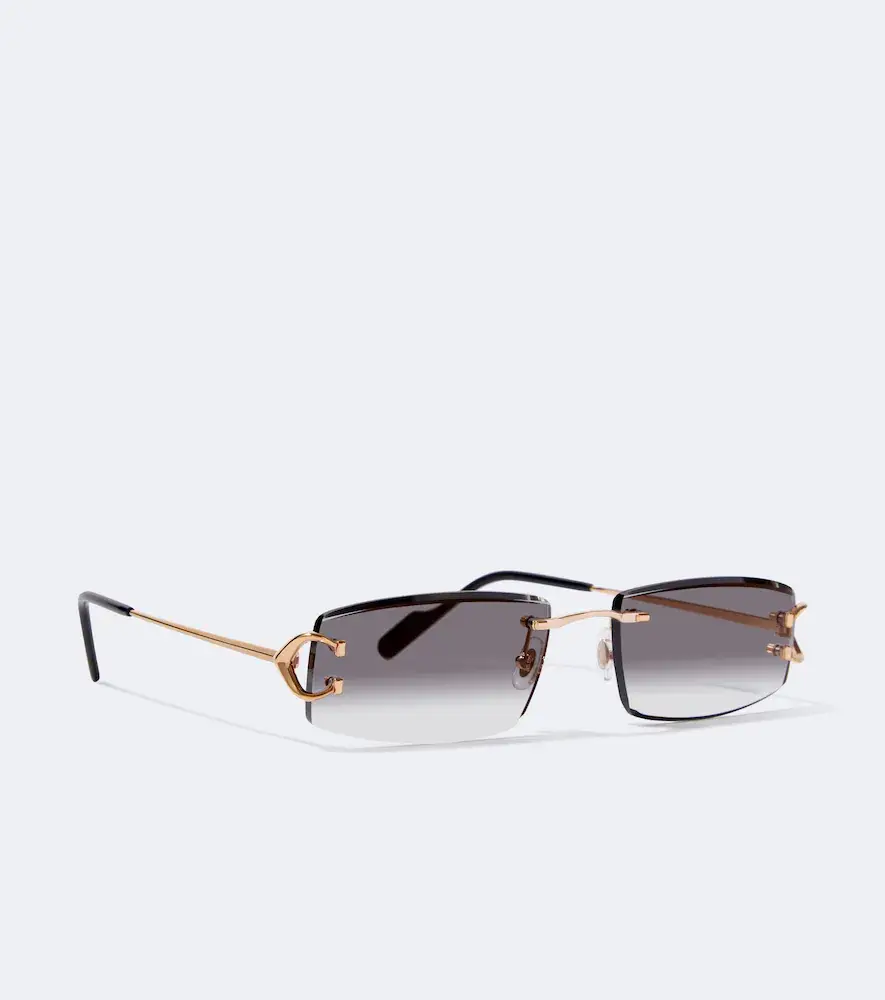 Cartier Eyewear Collection Motifs De Cartier rectangular sunglasses | Thumbnail 4 Cartier Eyewear Collection Motifs De Cartier rectangular sunglasses | Thumbnail 4