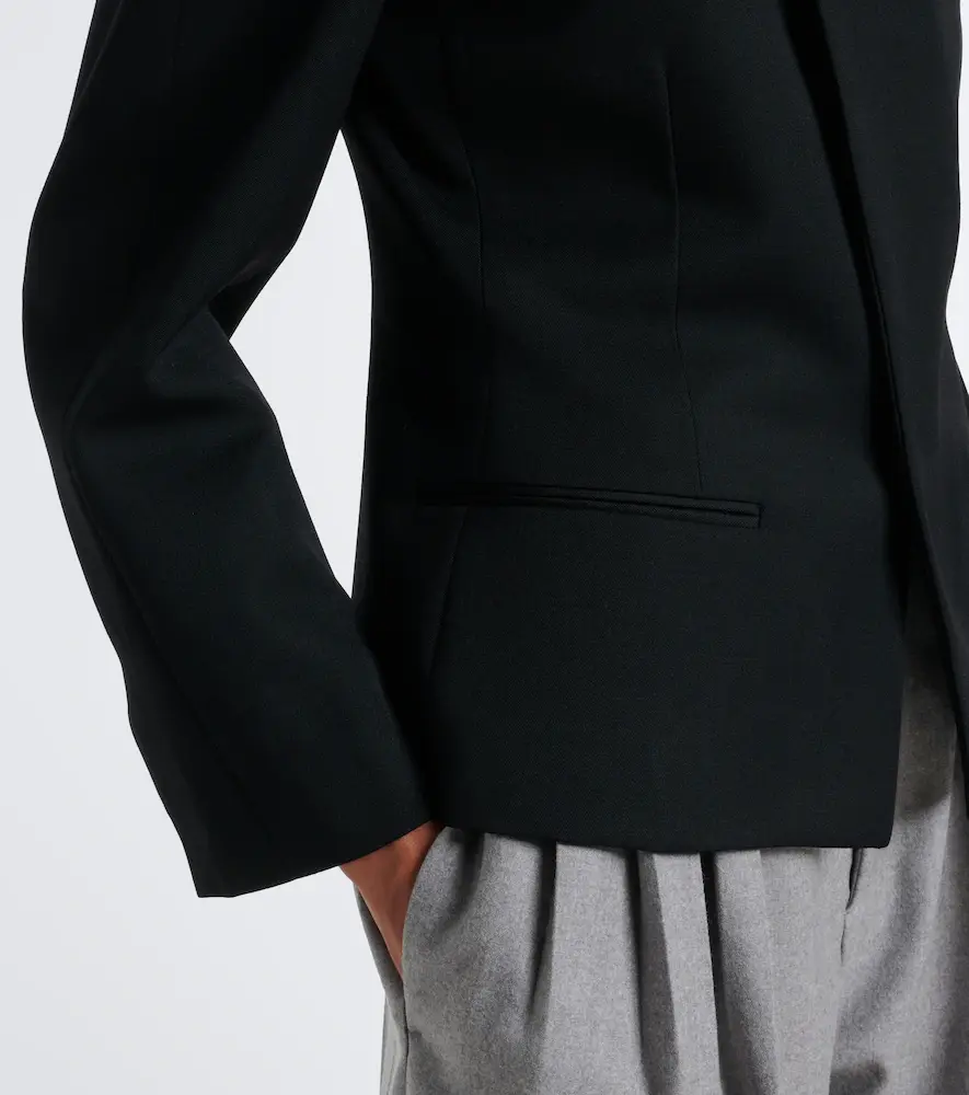 Bottega Veneta Wool grain de poudre blazer | Thumbnail 3