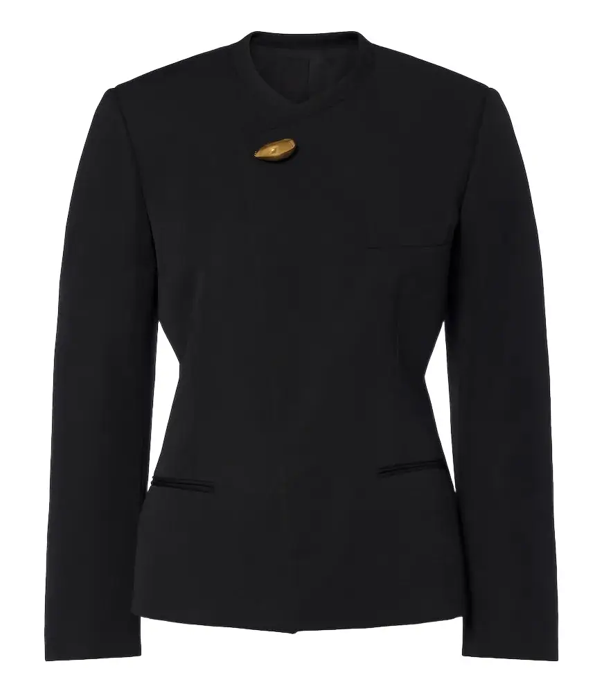 Bottega Veneta Wool grain de poudre blazer