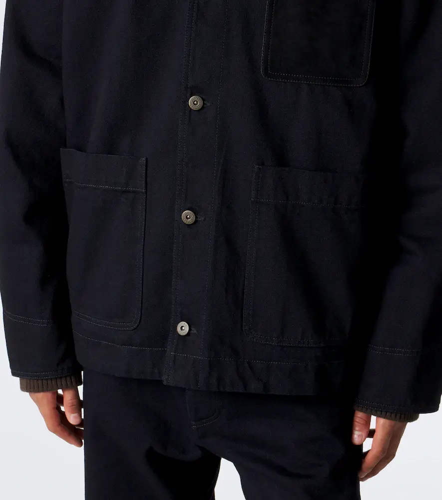 Bottega Veneta Shearling-trimmed denim jacket | Thumbnail 2 Bottega Veneta Shearling-trimmed denim jacket | Thumbnail 2