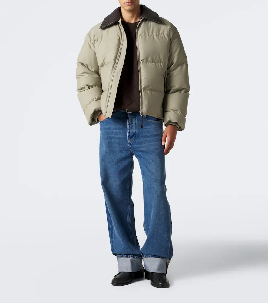 Bottega Veneta Intrecciato cotton-blend down jacket | Thumbnail 2 Bottega Veneta Intrecciato cotton-blend down jacket | Thumbnail 2