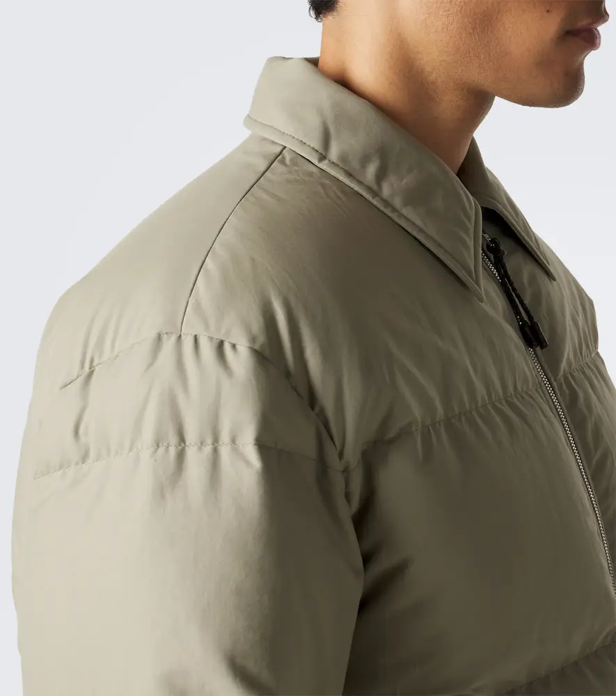 Bottega Veneta Intrecciato cotton-blend down jacket | Thumbnail 3 Bottega Veneta Intrecciato cotton-blend down jacket | Thumbnail 3