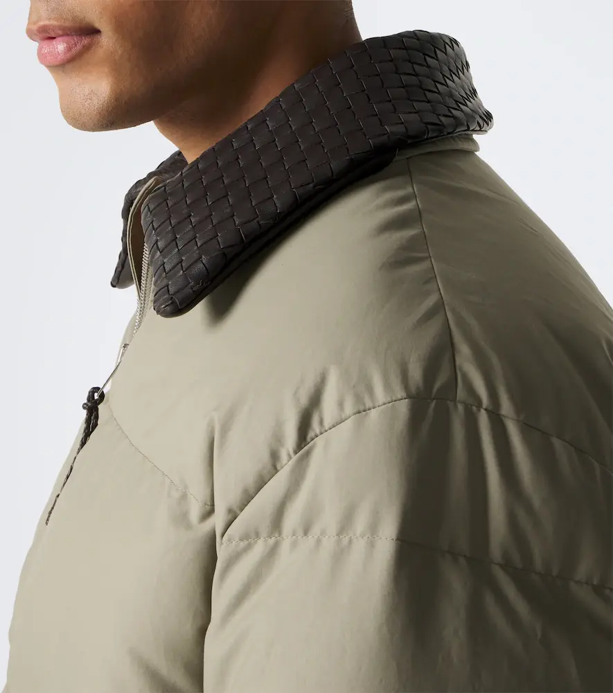 Bottega Veneta Intrecciato cotton-blend down jacket | Thumbnail 4 Bottega Veneta Intrecciato cotton-blend down jacket | Thumbnail 4