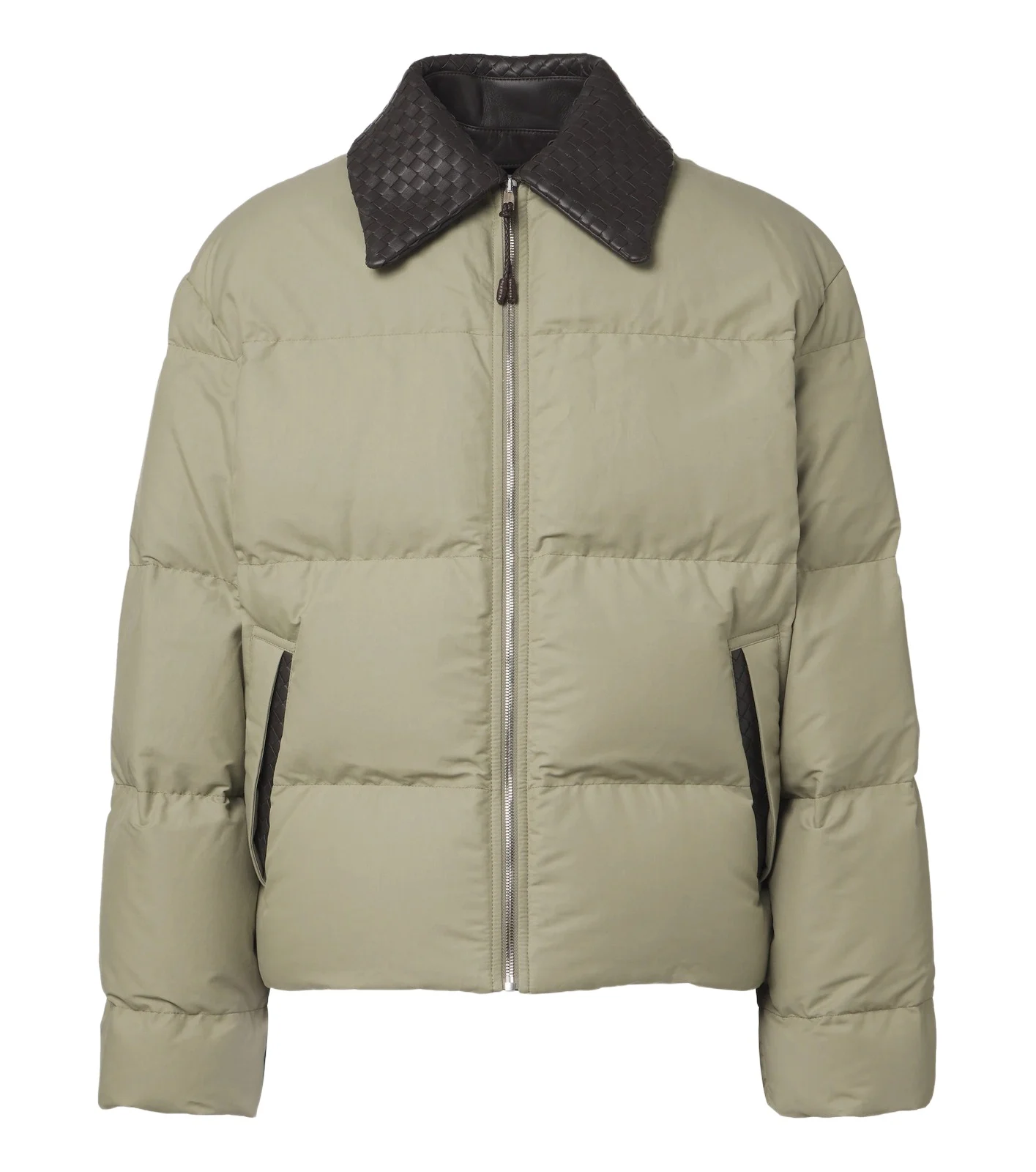 Bottega Veneta Intrecciato cotton-blend down jacket