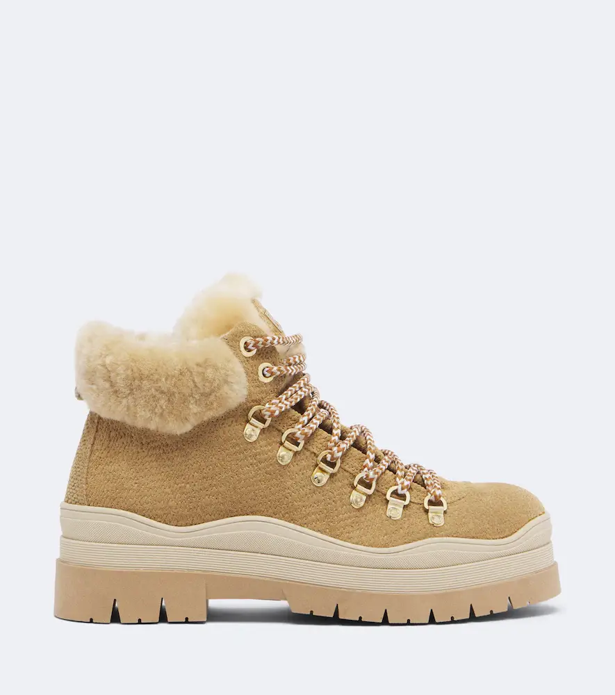 Bogner Arosa shearling-trimmed suede ankle boots | Thumbnail 2