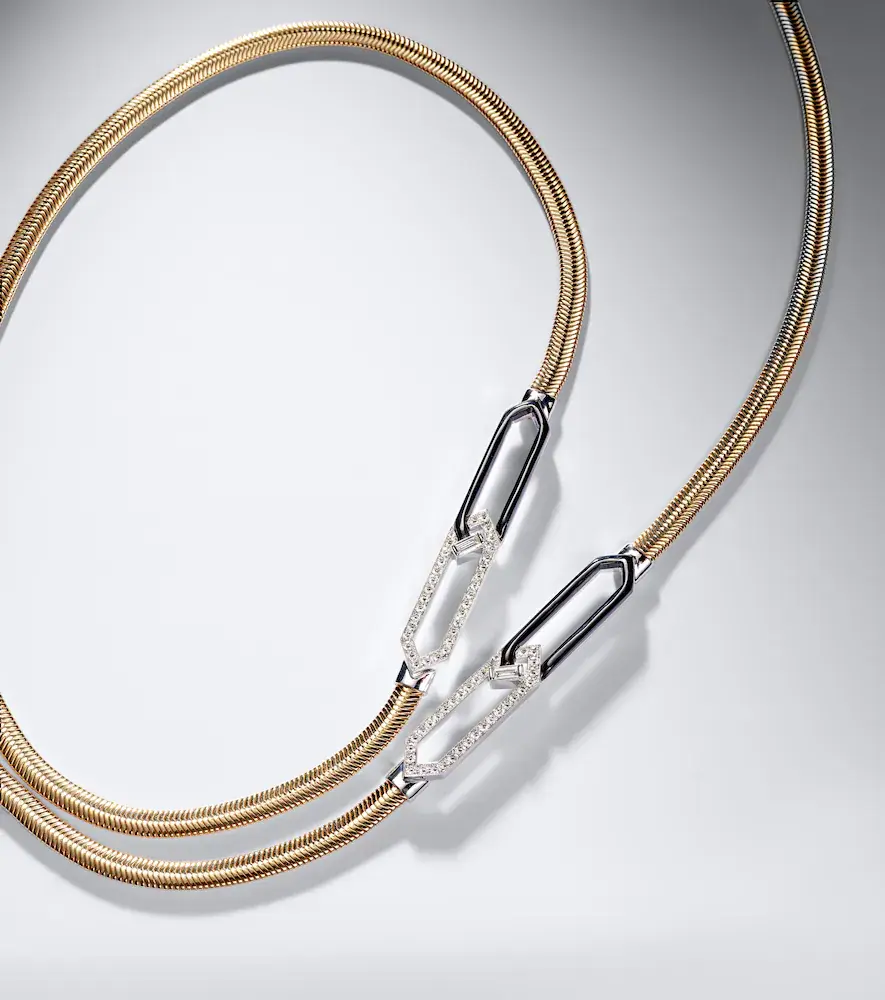 Nikos Koulis Feelings 18kt gold and enamel necklace with diamonds | Thumbnail 6 Nikos Koulis Feelings 18kt gold and enamel necklace with diamonds | Thumbnail 6