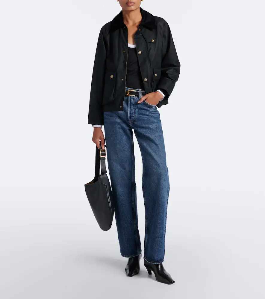 Nili Lotan Brinley corduroy-trimmed cotton jacket | Thumbnail 4 Nili Lotan Brinley corduroy-trimmed cotton jacket | Thumbnail 4