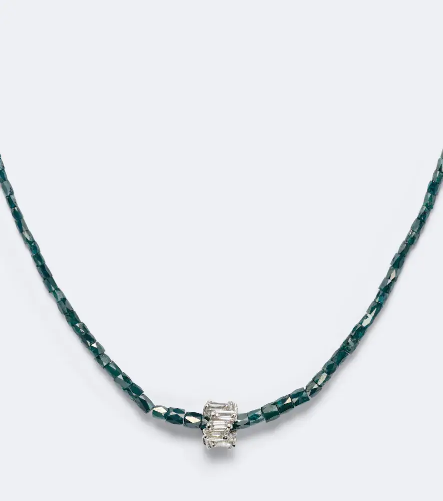 Suzanne Kalan Infinite 18kt gold beaded necklace with diamonds | Thumbnail 5 Suzanne Kalan Infinite 18kt gold beaded necklace with diamonds | Thumbnail 5