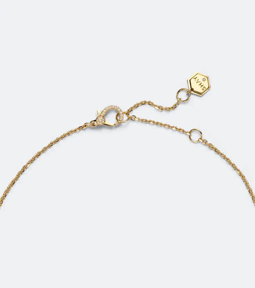 SHAY JEWELRY Zar 18kt gold pendant necklace with diamonds | Thumbnail 4
