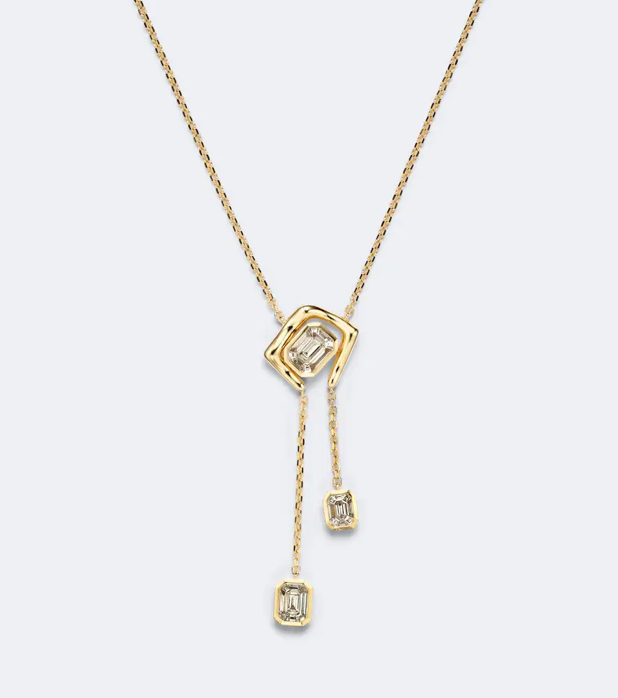 SHAY JEWELRY Zar 18kt gold pendant necklace with diamonds | Thumbnail 5