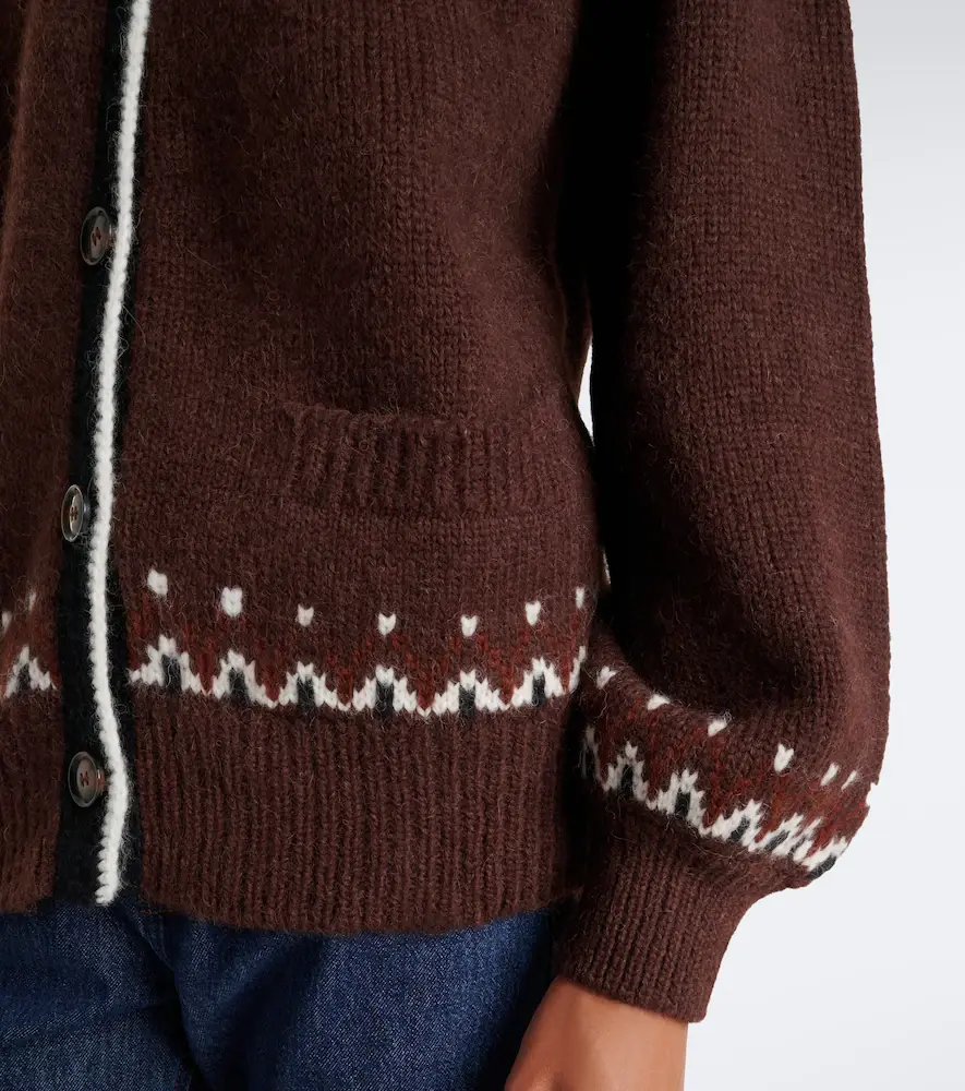 DÔEN Dôen Hue Fair Isle alpaca and wool-blend cardigan | Thumbnail 2 DÔEN Dôen Hue Fair Isle alpaca and wool-blend cardigan | Thumbnail 2